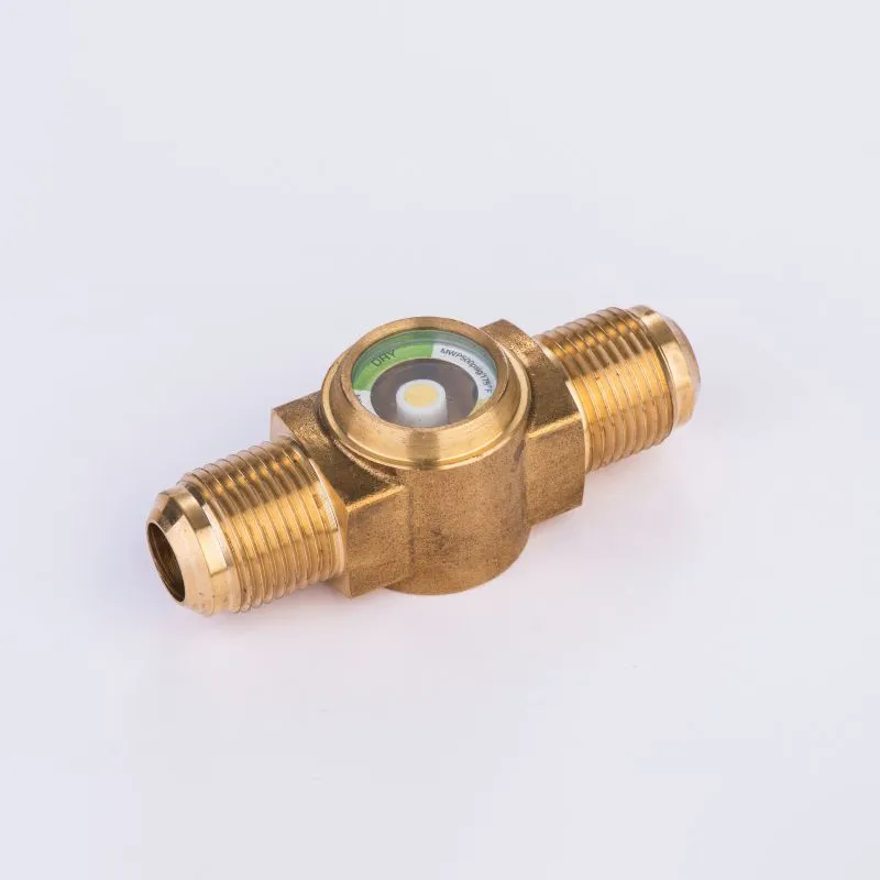 نظام التبريد المكيف، وظيفة المرآة السائلة، كيفية فحص النظام من خلال المرآة السائلة